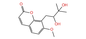 7-Methoxy-8-(2,3-dihydroxy-isopentyl)-coumarin